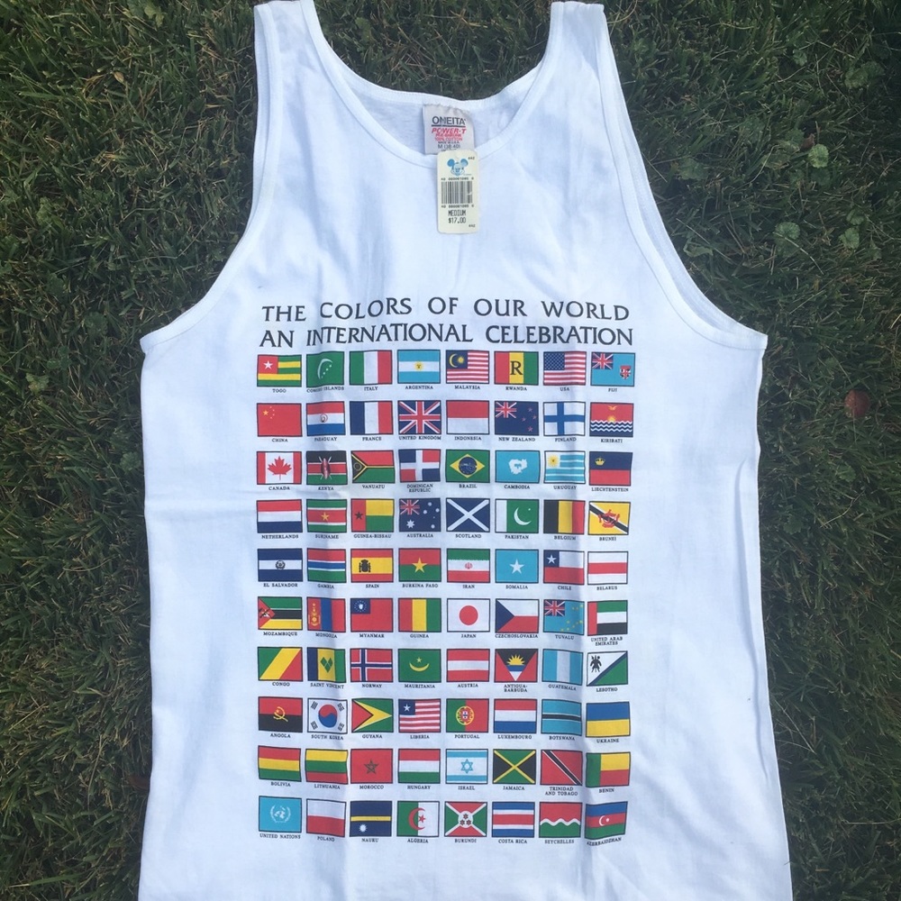 Vintage disney epcot center tank top